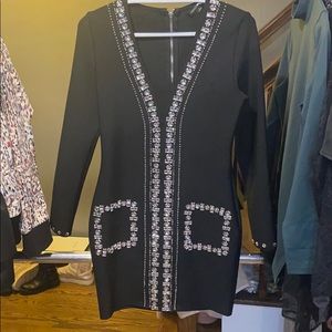 Black bodycon dress guaranteed complements